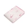 [50*70cm] Soft Breathable Mattress Pad Baby Crib Sheets, Pink Bear