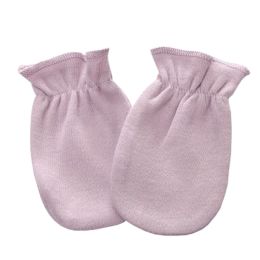 Warm Unisex-Baby Gloves Newborn Mittens Soft No Scratch Mittens, Purple