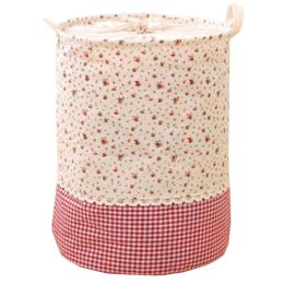 Clothes Basket Laundry Basket Clothing Storage Barrels Toy Basket Flower