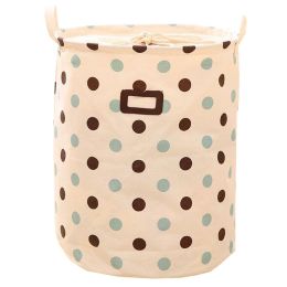Clothes Basket Laundry Basket Clothing Storage Barrels Toy Basket Dot