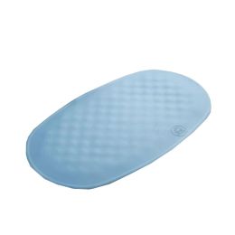 Baby bath sponge pad,Anti-Slip Anti-Bacterial,Bathtub Mat,16.5" W x 10.6" L,Blue