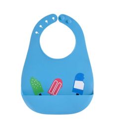 (Blue)Fashionable Water-repellent Comfortable Baby Bib/Pinafore For Baby
