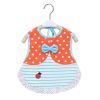 Lovely Bow-knot Waterproof Baby Feeding Clothes  Saliva Towel Baby Bibs, Orange