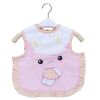 Rabbit Waterproof Baby Feeding Clothes  Saliva Towel Baby Bibs, Pink