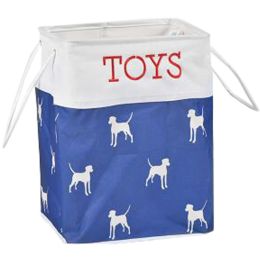 Clothes Basket Laundry Basket Clothing Storage Barrels Toy Organiger Blue