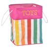 Clothes Basket Laundry Basket Clothing Storage Barrels Toy Organiger Stripe