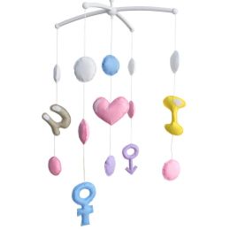 Colorful Hanging Toys, Pretty Baby Room Decor, Baby Crib Mobile