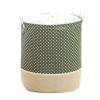 Household Folding Laundry Basket Storage Bag Laundry Hamper/Basket Dot Green