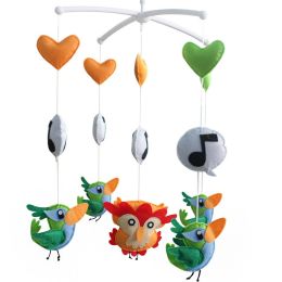 [Singing Bird] Musical Baby Mobile Nursery Animal Baby Mobile Crib