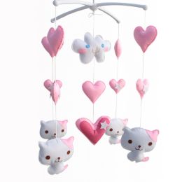 Musical Baby Mobile Nursery Animal Baby Mobile Crib [Gentle Cat]