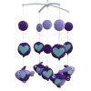 Baby Crib Rotatable Bed Bell Colorful Baby Toys [Purple Fish]
