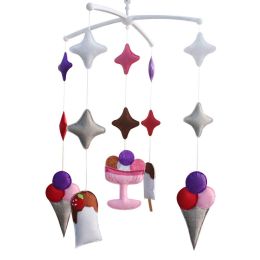 [Dessert Time] Musical Baby Mobile Nursery Animal Baby Mobile Crib