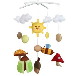 Musical Baby Mobile Nursery Animal Baby Mobile Crib [Insects World]
