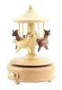 Vintage Fashion Carousel Music Box Living Room Office Table Decoration