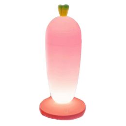 Night Light for Kids Carrot Shape Night Lamp for Baby Feeding Pink