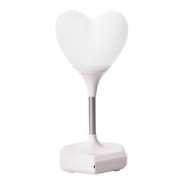 Night Light Cute Heart Shape Night Light for Kids White