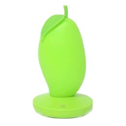 Night Light for Kids Mango Shape Night Lamp for Baby Feeding Green
