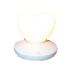 Night Light for Kids Heart Shape Night Lamp for Baby Feeding White