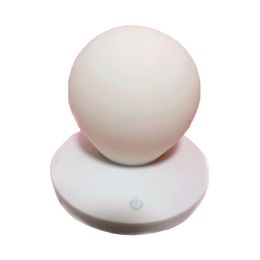 Night Light for Kids Spherical Shape Night Lamp for Baby Feeding White