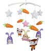 [Cute Animals]Baby Crib Musical Mobile Bed Bell Colorful Room Decor, Great Gift