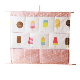 Hanging Bedside Bags Baby Crib Diaper Storage Bag,L