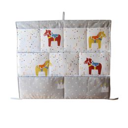 Hanging Bedside Bags Baby Crib Diaper Storage Bag,B