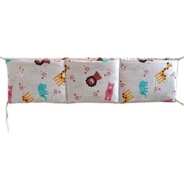 Lovely Baby Crib Hanging Diaper Bag Storage Bag, Animal Party