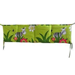 Lovely Baby Crib Hanging Diaper Bag Storage Bag, Zebra