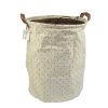 Japanese Style Foldable Storage Basket/Bag/Organizer Laundry Hamper - Dots