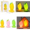 Night Light for Kids Mango Shape Night Lamp for Baby Feeding Pink