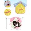 Pink Owl Short Sleeve Baby Eating Bibs Waterproof Playing Bibs