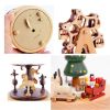 Vintage Fashion Carousel Music Box Living Room Office Table Decoration