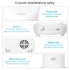 USB 5V 120ML Color Cycling Aroma Diffuser with Black Controller XH