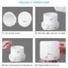 USB 5V 120ML Color Cycling Aroma Diffuser with Black Controller XH