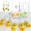 [Yellow Ducks] Musical Baby Mobile Nursery Animal Baby Mobile Crib