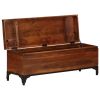 Storage Trunk 43.3"x13.8"x16.1" Solid Acacia Wood