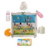 Lovely Baby Hanging Diaper Bag Baby Crib Storage Bag, A