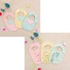 Set of 3 Lovely Cotton Buckle Baby Bib Saliva Towel
