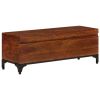 Storage Trunk 43.3"x13.8"x16.1" Solid Acacia Wood