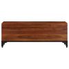 Storage Trunk 43.3"x13.8"x16.1" Solid Acacia Wood