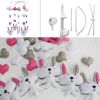 [White Rabbit] Musical Baby Mobile Nursery Animal Baby Mobile Crib