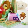 Baby Cartoon Bath Towel Soft Cotton Baby Washcloths Baby Blanket(Number)