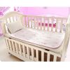 [50*70cm] Soft Breathable Mattress Pad Baby Crib Sheets, Pink Bear