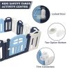14 Panel Moon Foldable Playpen Baby Safety Play Yard Indoors or Outdoors YF
